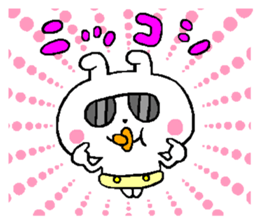 A little bad baby rabbit sticker #11749849