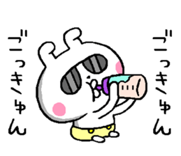 A little bad baby rabbit sticker #11749856