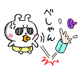 A little bad baby rabbit sticker #11749857