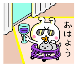 A little bad baby rabbit sticker #11749864