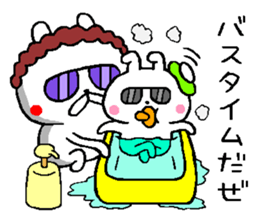 A little bad baby rabbit sticker #11749870