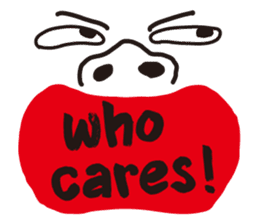 fake hipster_1 sticker #11749909