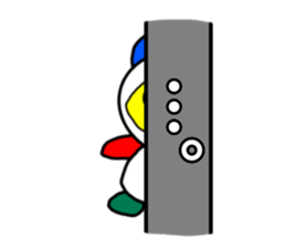 Colorful panda1 sticker #11750171