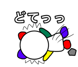 Colorful panda1 sticker #11750173