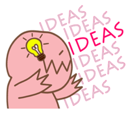 Pink Rex & Carrot Girl sticker #11750241