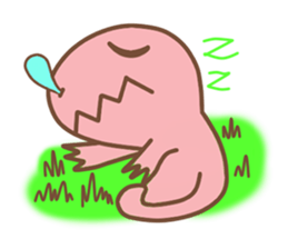 Pink Rex & Carrot Girl sticker #11750243