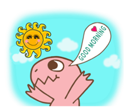 Pink Rex & Carrot Girl sticker #11750244