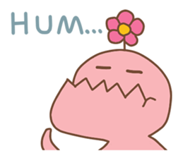 Pink Rex & Carrot Girl sticker #11750260