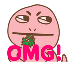 Pink Rex & Carrot Girl sticker #11750273