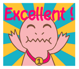 Pink Rex & Carrot Girl sticker #11750278