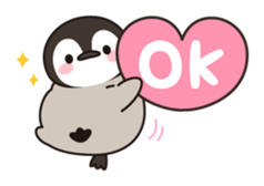 healing penguin(feeling of love ver.) sticker #11750280