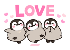 healing penguin(feeling of love ver.) sticker #11750286