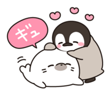 healing penguin(feeling of love ver.) sticker #11750314