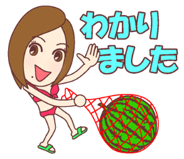 Natural healing women <Summer , OK !> sticker #11750407