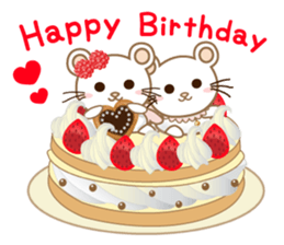 Everyday sticker of white panda cat sticker #11750595