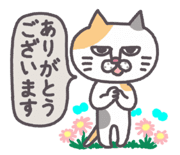 Of peaceful cat , happy every day sticker #11750646