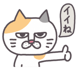 Of peaceful cat , happy every day sticker #11750666