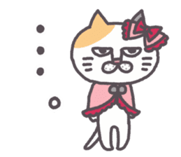 Of peaceful cat , happy every day sticker #11750667