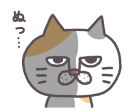 Of peaceful cat , happy every day sticker #11750678