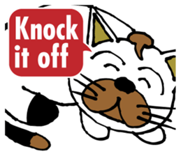 Antics cat _ slang sticker #11751488
