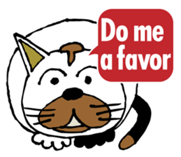 Antics cat _ slang sticker #11751493