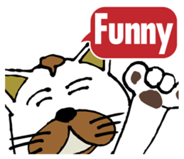 Antics cat _ slang sticker #11751499