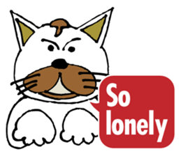 Antics cat _ slang sticker #11751501