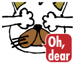 Antics cat _ slang sticker #11751508