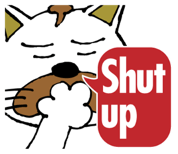 Antics cat _ slang sticker #11751509