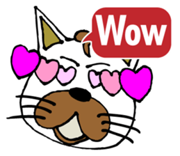Antics cat _ slang sticker #11751512