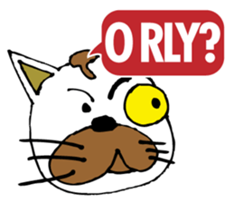 Antics cat _ slang sticker #11751515