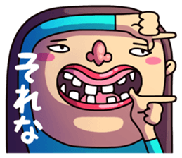 BIG FACE!! #4 sticker #11752360