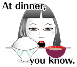 She is angry - fearfully angry.(E) sticker #11752492