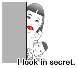 She is angry - fearfully angry.(E) sticker #11752501