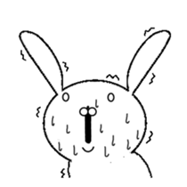 Mr. rabbit who moves sticker #11753113