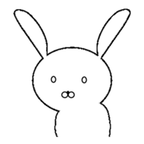 Mr. rabbit who moves sticker #11753115