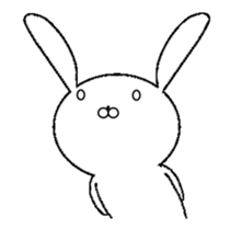 Mr. rabbit who moves sticker #11753125