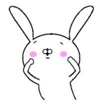 Mr. rabbit who moves sticker #11753126