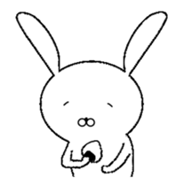 Mr. rabbit who moves sticker #11753129