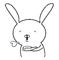 Mr. rabbit who moves sticker #11753130
