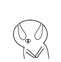 Mr. rabbit who moves sticker #11753131