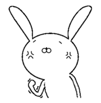 Mr. rabbit who moves sticker #11753135