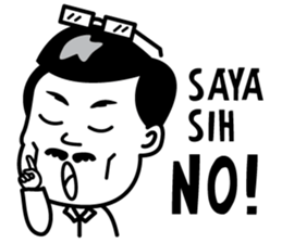 Kata si Om sticker #11753140