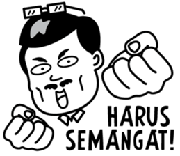 Kata si Om sticker #11753146