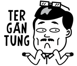 Kata si Om sticker #11753149