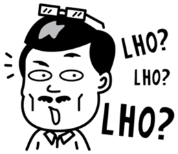 Kata si Om sticker #11753152