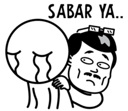 Kata si Om sticker #11753156