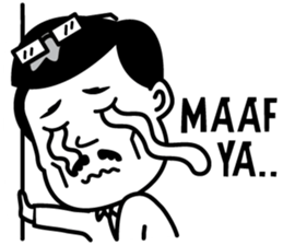 Kata si Om sticker #11753161