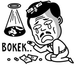 Kata si Om sticker #11753169