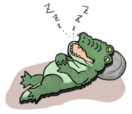 Hippopotamus&Crocodile sticker #11753357